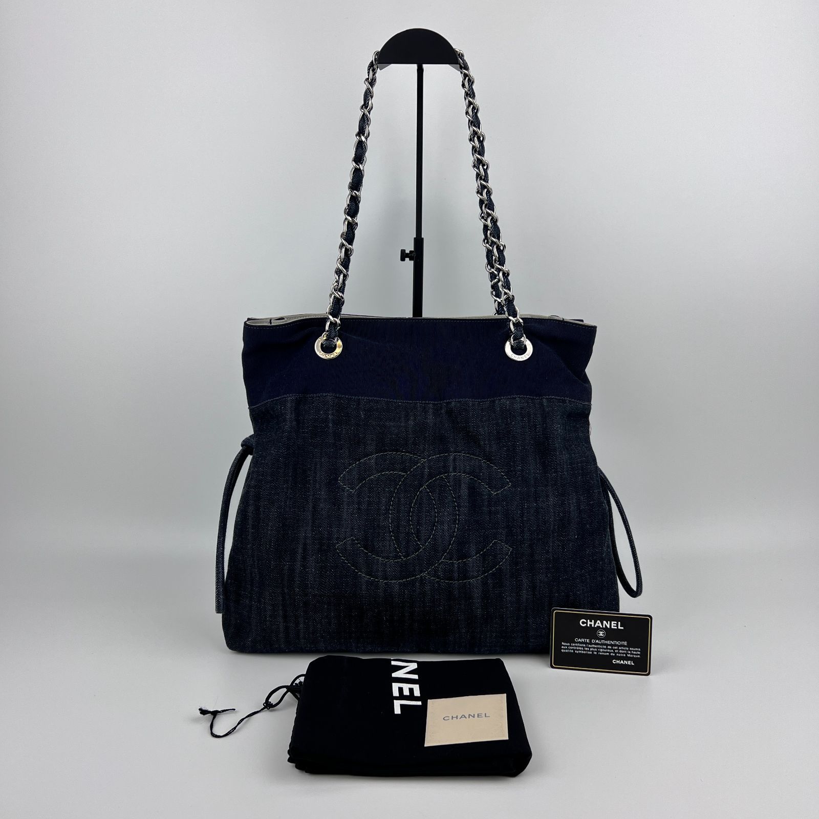 中古】CHANEL シャネル ココマーク マトラッセ チェーン