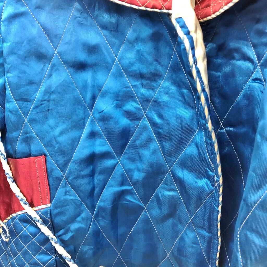 50年代 スーベニアガウン ヴィンテージ ブルー (メンズ) 中古 古着