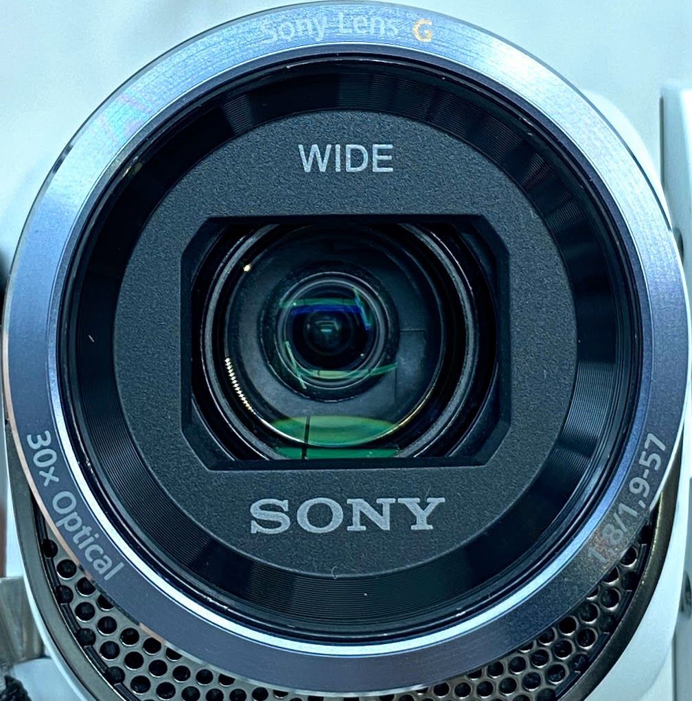 SONY ビデオカメラ Handycam CX420 内蔵メモリ32GB ホワイト HDR-CX420/W A0816 0927ML003  0120240909102587 - メルカリ