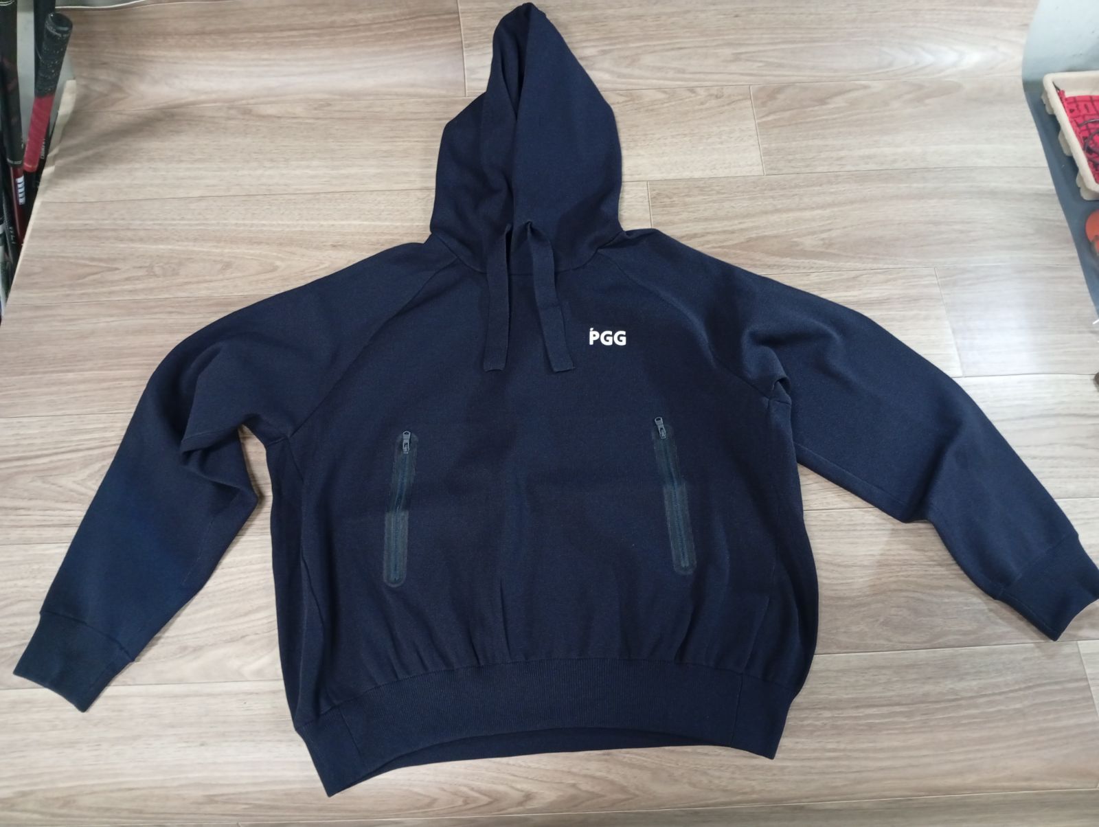 PGG ◾️ポリエステルヤーンパーカー◾️ ブラック サイズM