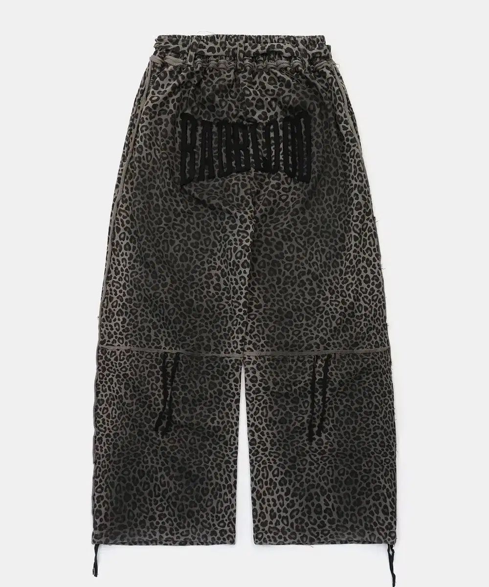 BADBLOOD バッドブラッド に エッジ 凸面 ジョガー 黒 レオパード