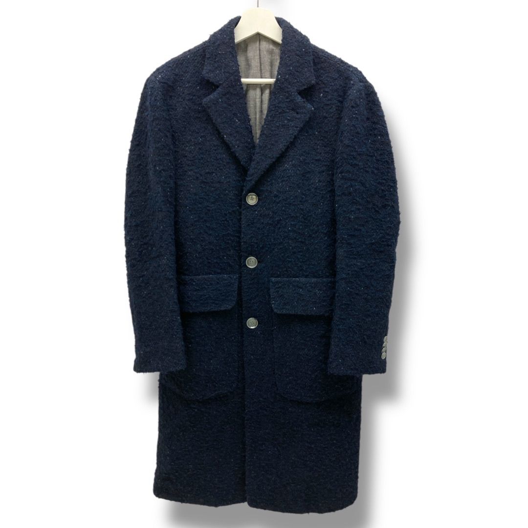 OFFICINE GENERALE オフィシンジェネラル ウールコート チェスターコート ロングコート アウター 紺色 ネイビー サイズ44 メンズ 冬 有明ガーデンrecollect店 48 No.B10244