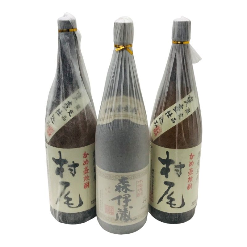 村尾 720ml ANA 2018年瓶詰め 芋焼酎 3本セット - 焼酎