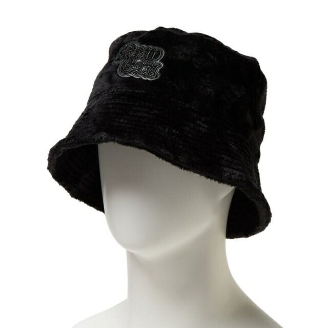 バケット01 セーラーブリム Micro Fur Rhinestone ブラック 即納]NEWERA ニューエラ バケット01 セーラーブリム Micro Fur