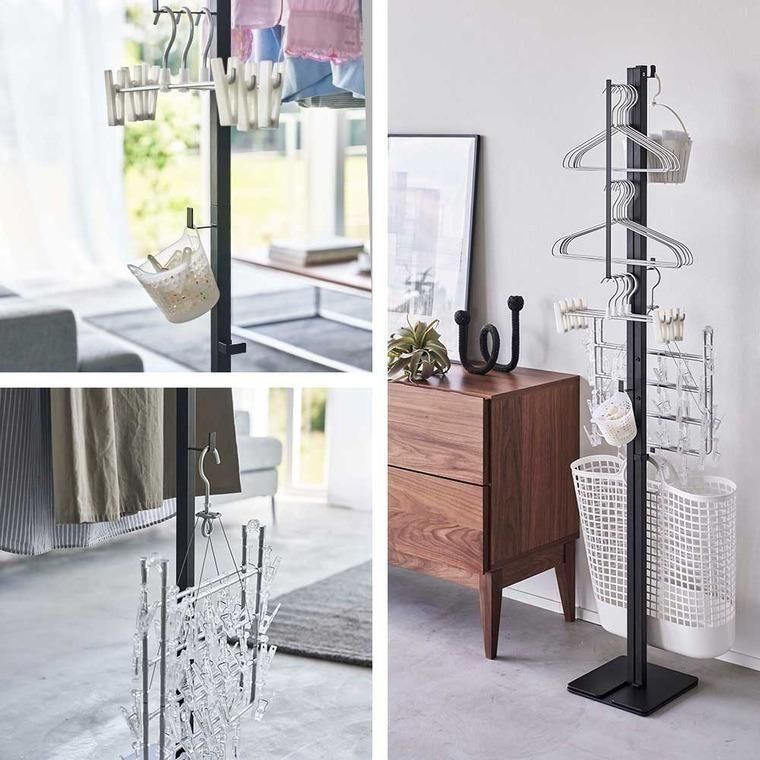 ブラック 洗濯物