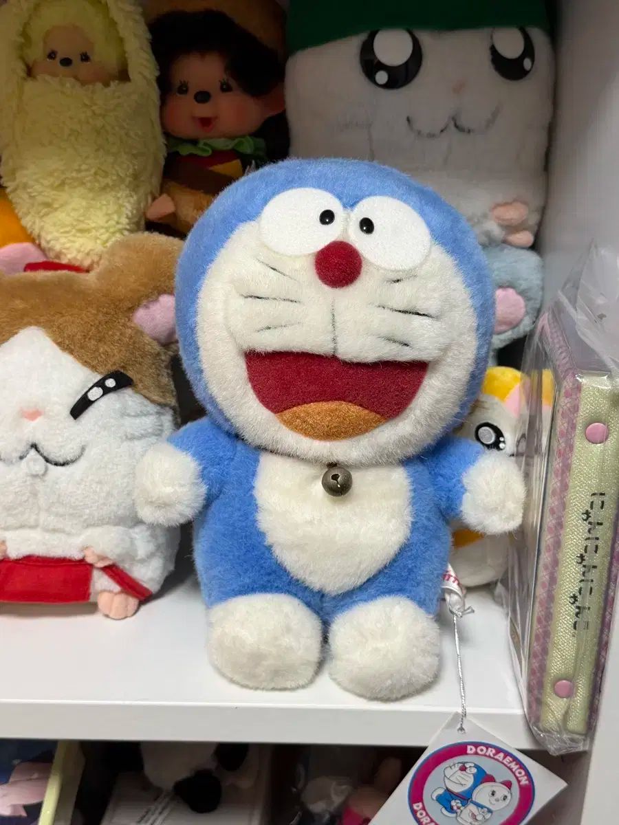 ヴィンテージ 1991年 日本 クラシック BANDAI ドラえもん 基本 ぬいぐるみ タグ付き