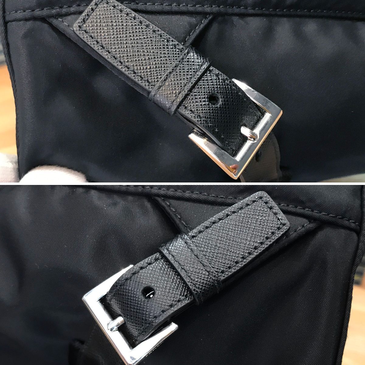 新品同様 プラダ 現行 リナイロン ミディアム バックパック リュック 