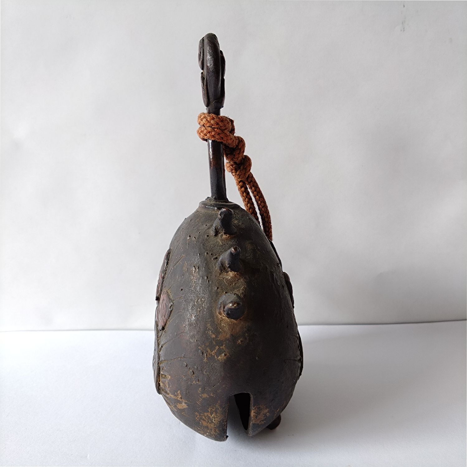 古銅鈴 鰐口 鐸鈴 16cm 古道具坂田 0098 - メルカリ