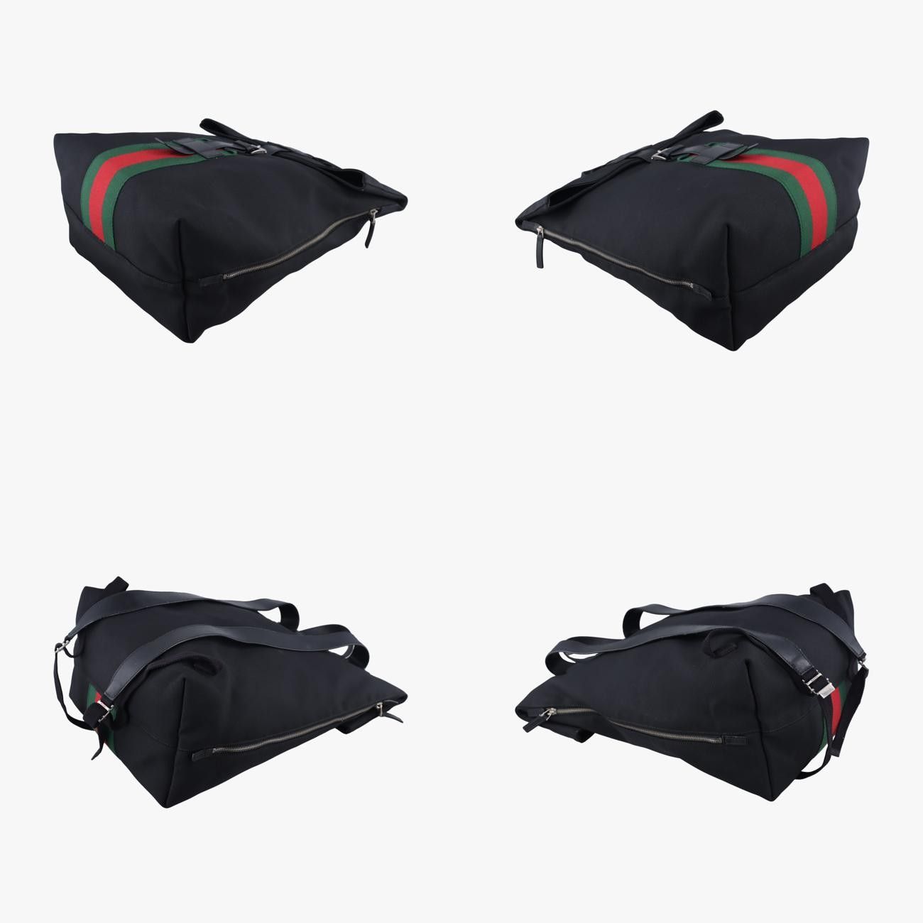 グッチGucciシェリーラインブラックキャンバス337075B020686876