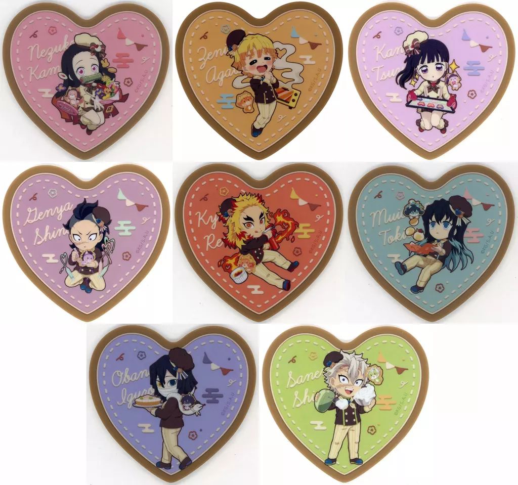 鬼滅の刃 ufotable cafe マチアソビカフェ コースター まとめ売り 鬼滅の刃 コースター マチアソビカフェ 時透無一郎 不死川実弥