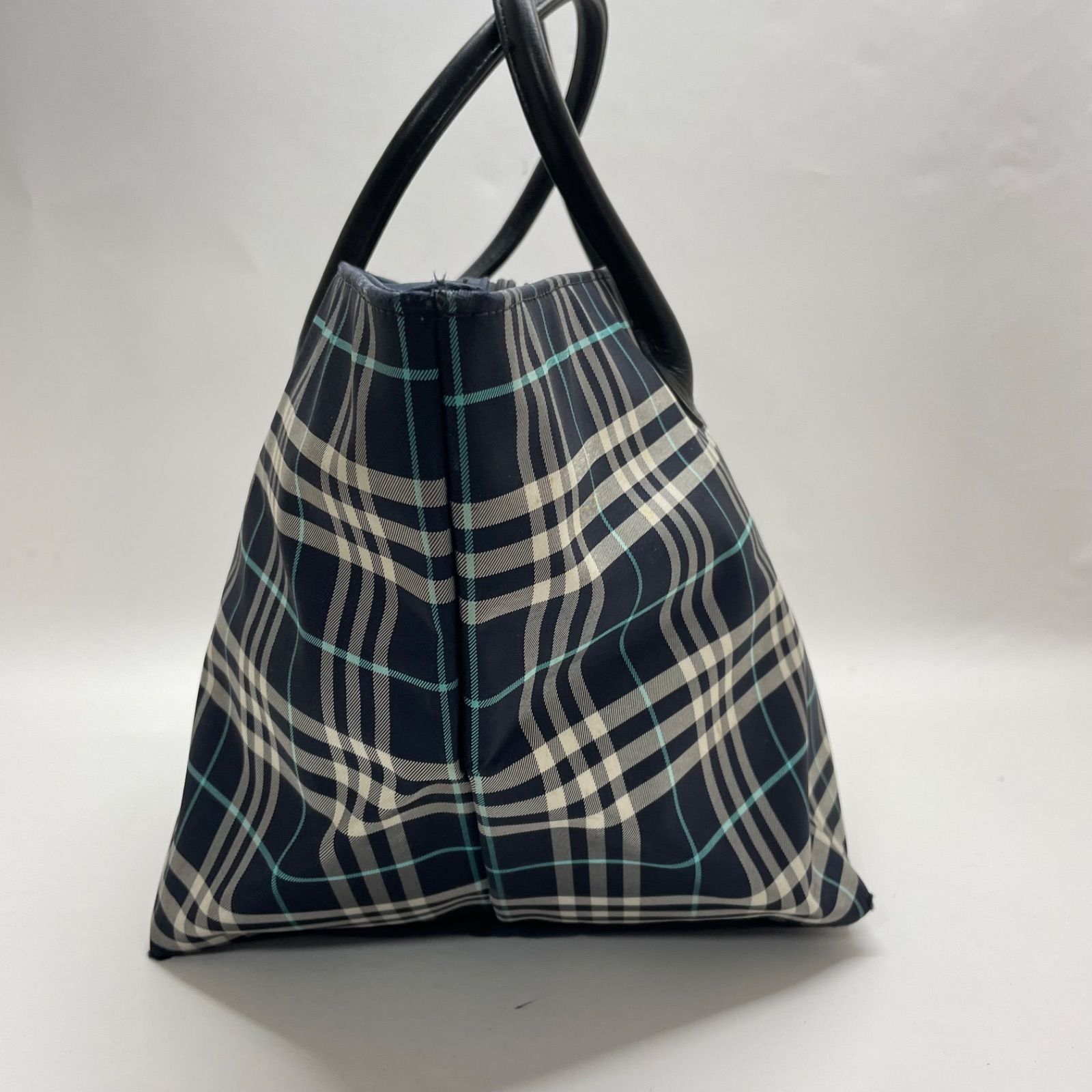 Burberry blue label トートバッグ ネイビー ノヴァチェック