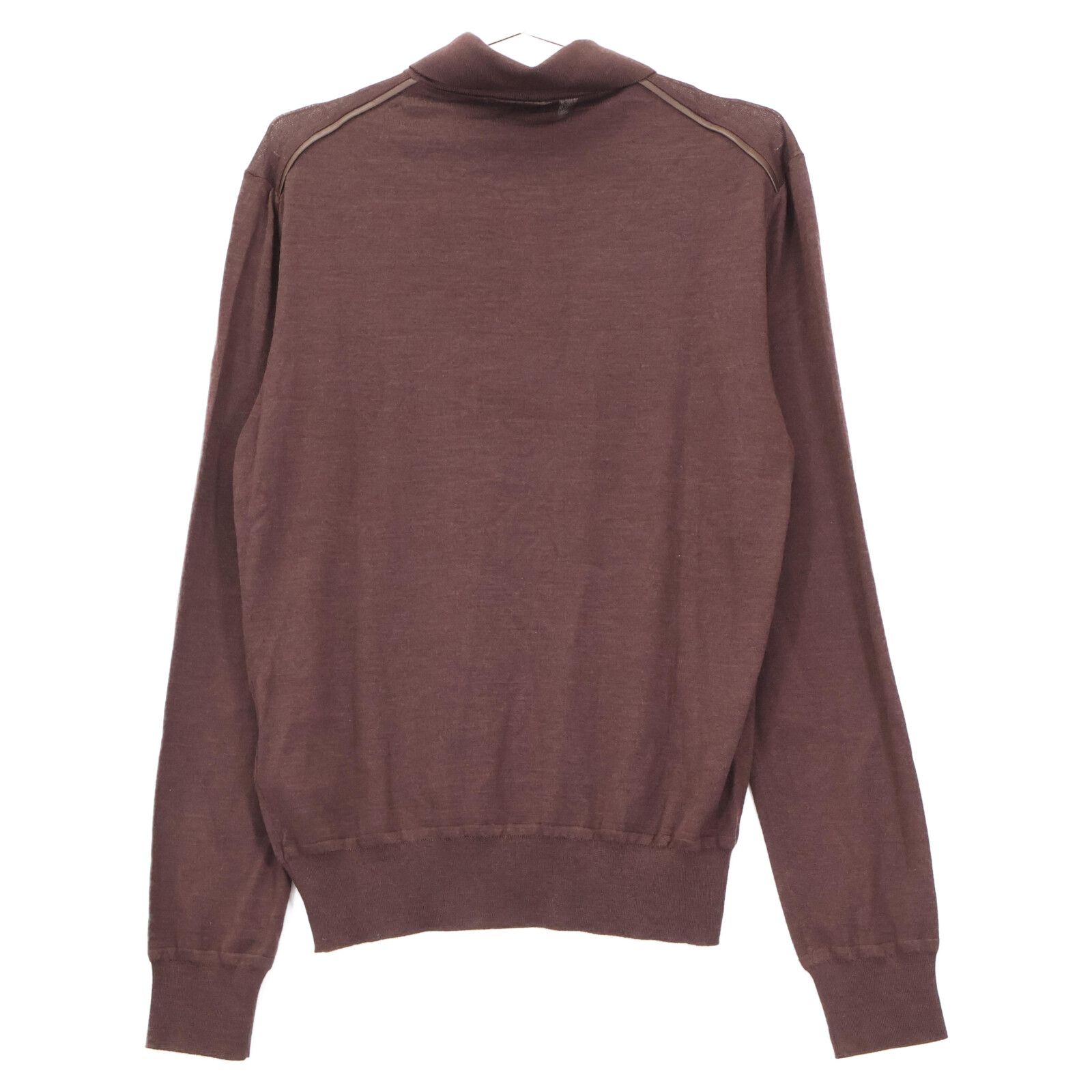 berluti ベルルッティ ブラウン カシミヤシルク ハイゲージプル
