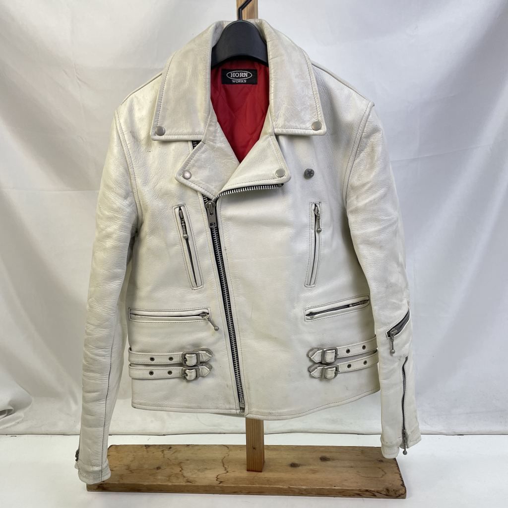 01w-5247 HORN WORKS ホーンワークス ダブルライダースジャケット