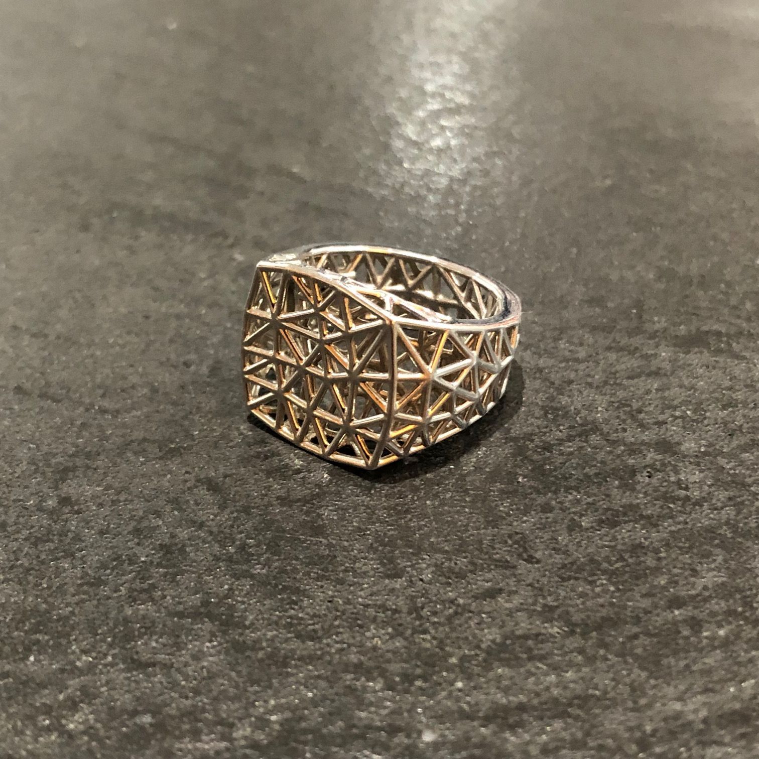 TOM WOOD Mesh Ring メッシュリング 指輪 トムウッド シルバー925 10号 
