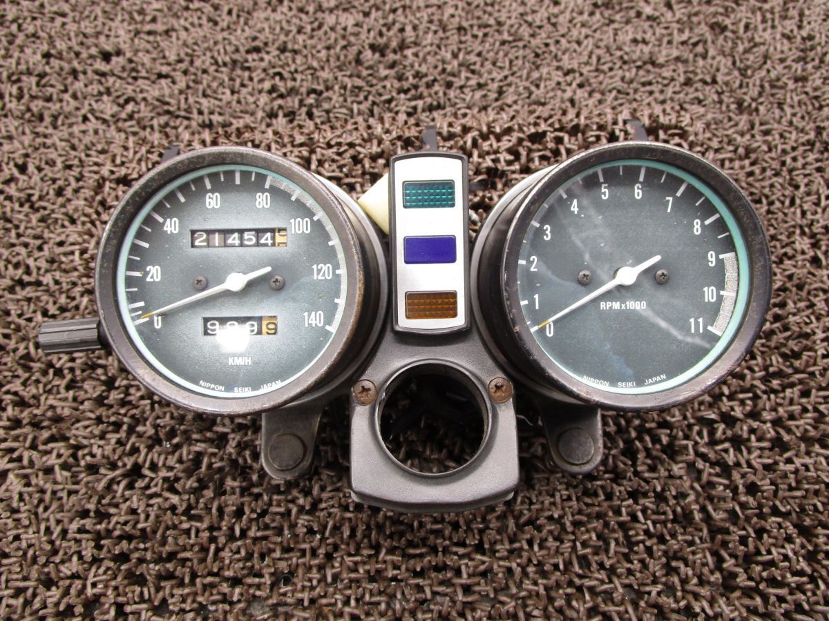 Z250LTD メーター スピード タコ インジケーターランプ ▲A7122 KZ250G カワサキ KZ250RE キャブ車