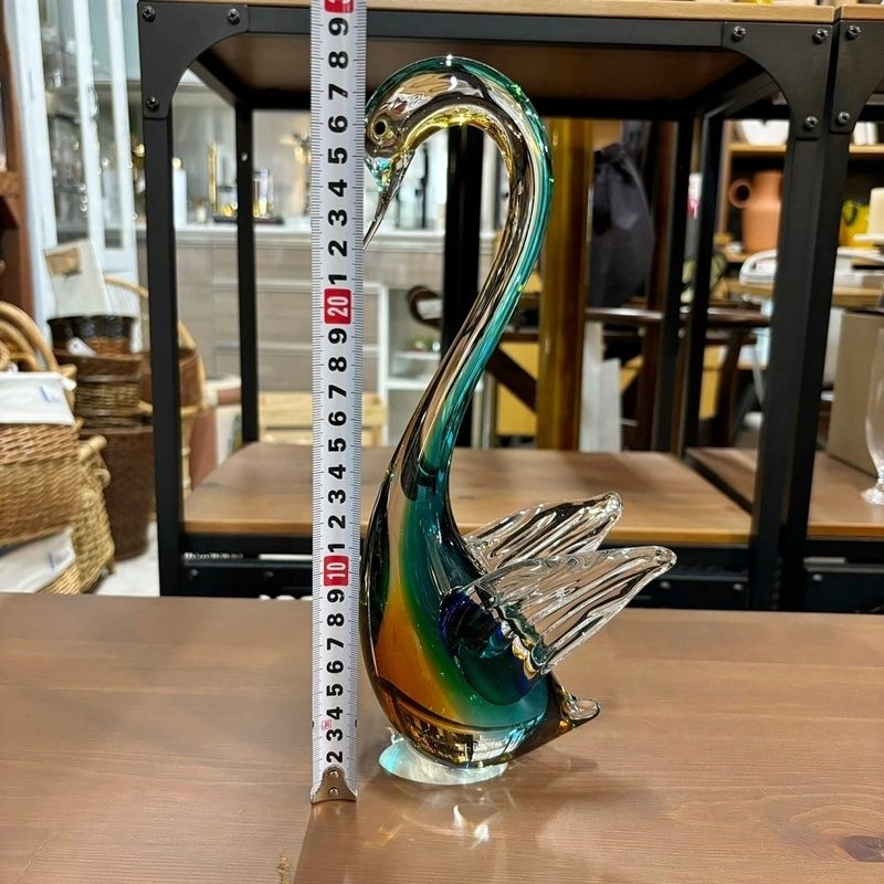 イタリー製　ガラススワン イタリー製 ガラススワン