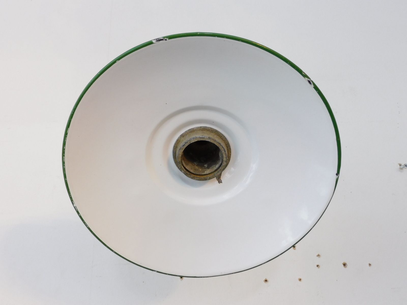 ホーロー笠の門灯 ブラケット