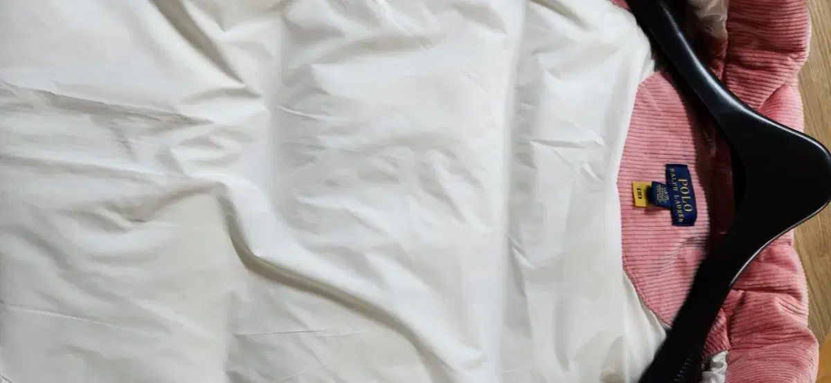  ポロラルフローレン コーデュロイ ダウン ベスト ピンク L G 12-14 カーディガン トップス