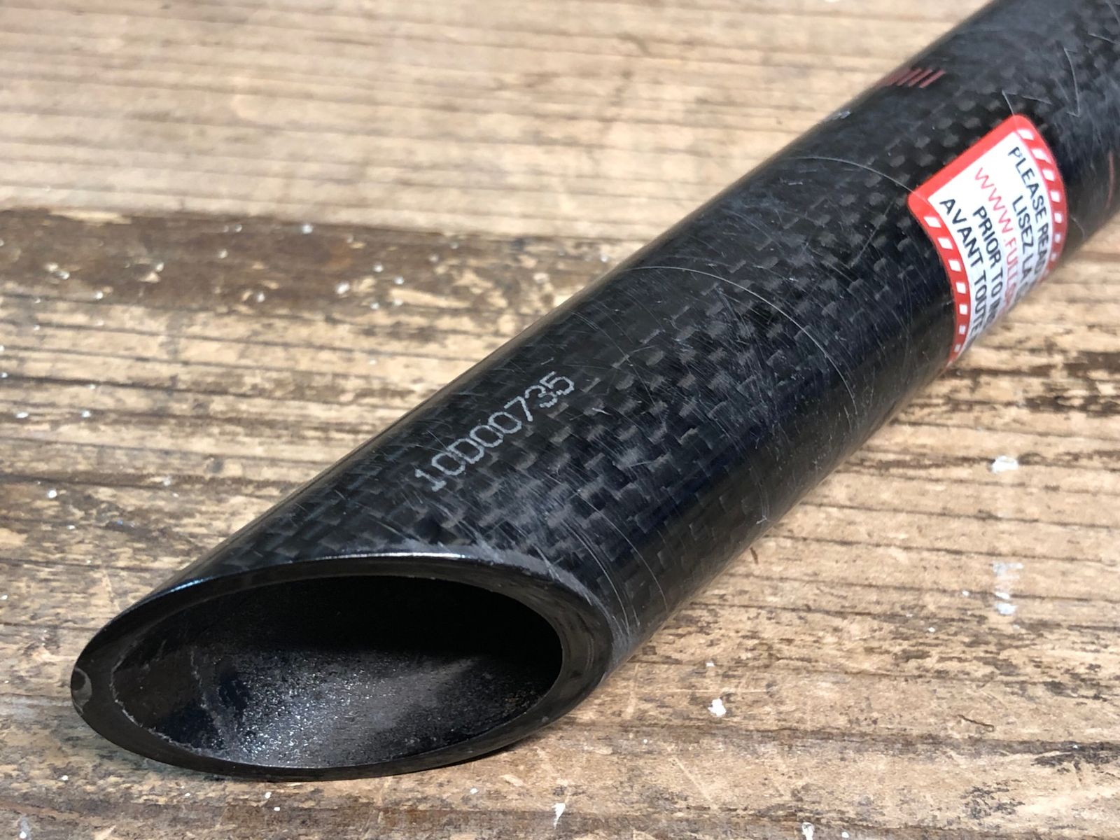 JK135 FSA K-FORCE カーボン シートポスト 黒 350mm Φ27.2