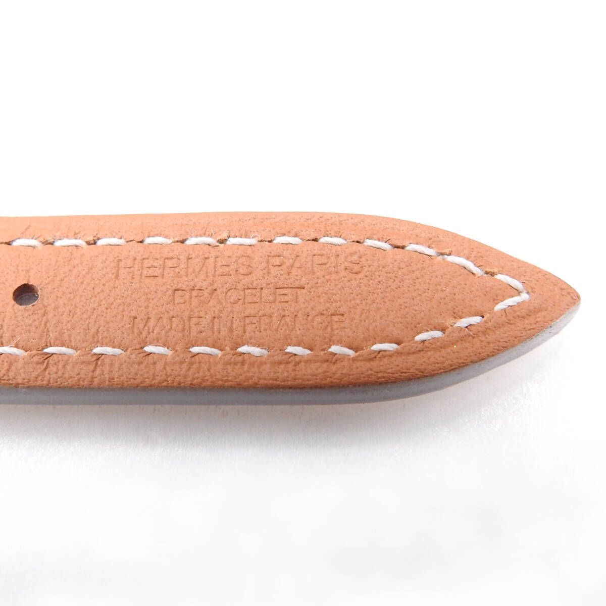 ️Apple Watch HERMES 純正ベルト 38mm 40mm 41mm対応 ホワイト ドゥブルトゥール レザースラップ 箱 取説付き エルメス アップルウオッチ