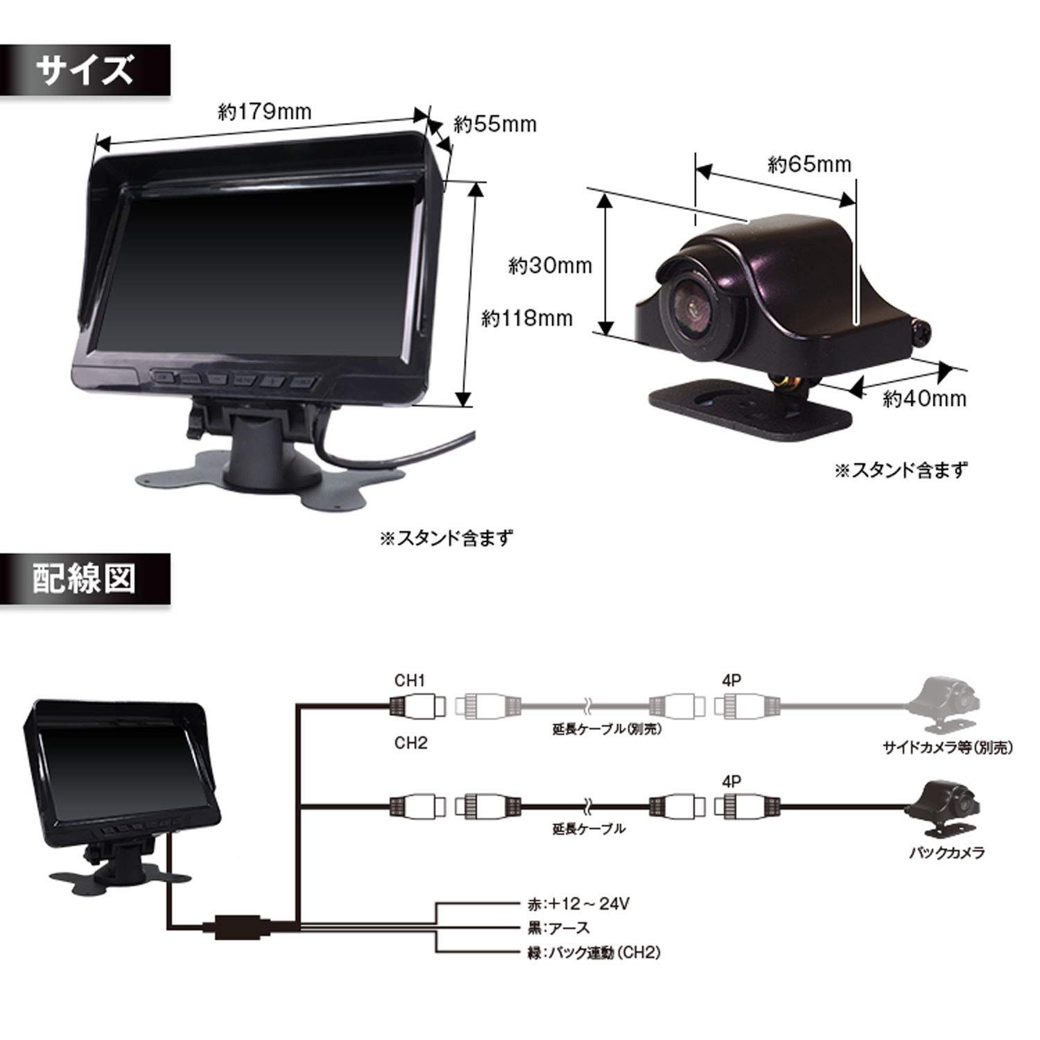 24V オンダッシュモニター