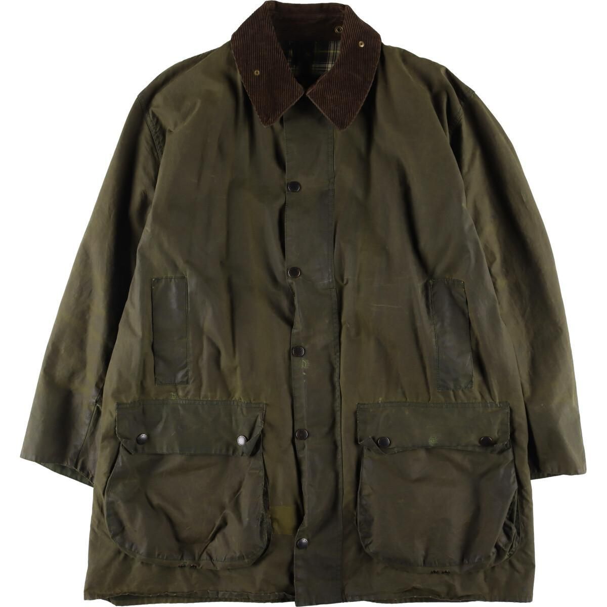 90年代 バブアー Barbour BORDER ボーダー 旧3ワラント ワックス