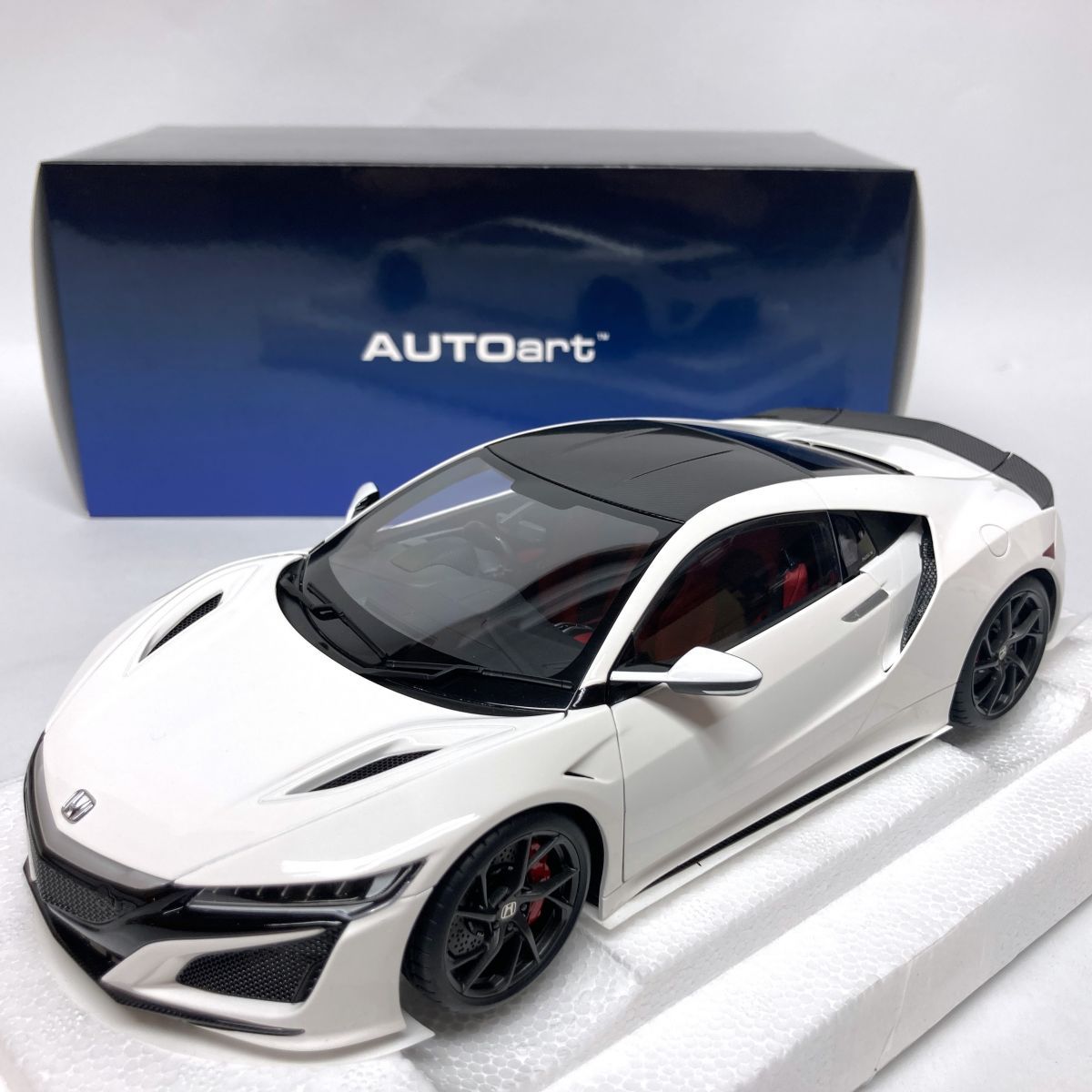 1/18 オートアート ホンダ NSX NC1 2016 130Rホワイト ※中古　　【津山店】
