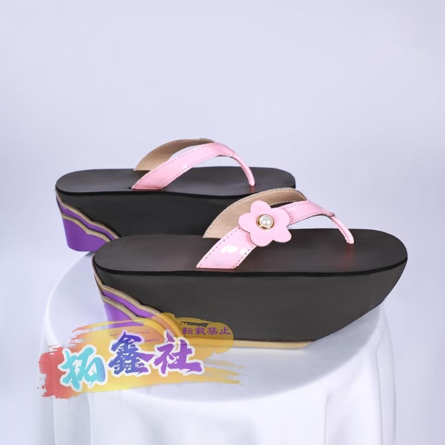 原神　夢見月瑞稀　コスプレ　靴＋武器 五次元 原神 コスプレ 夢見月瑞希 衣装 ※ウィッグ 靴 扇子 追加