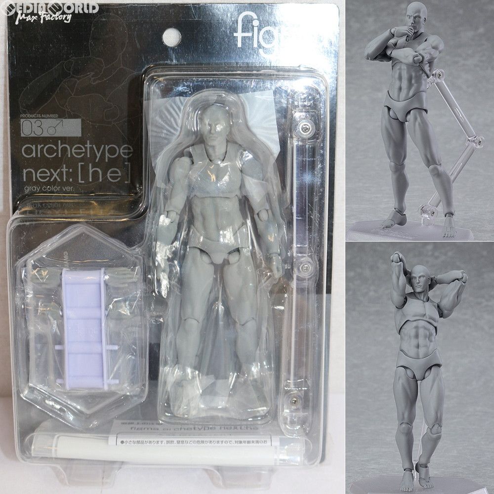 Max Factory - (再販)figma(フィグマ)03♂ archetype next:he(アーキタイプネクスト ヒー) gray color ver. 完成品 フィギュア マックスファクトリー Amazon.com: Max Factory Figma Archetype Next Female Action