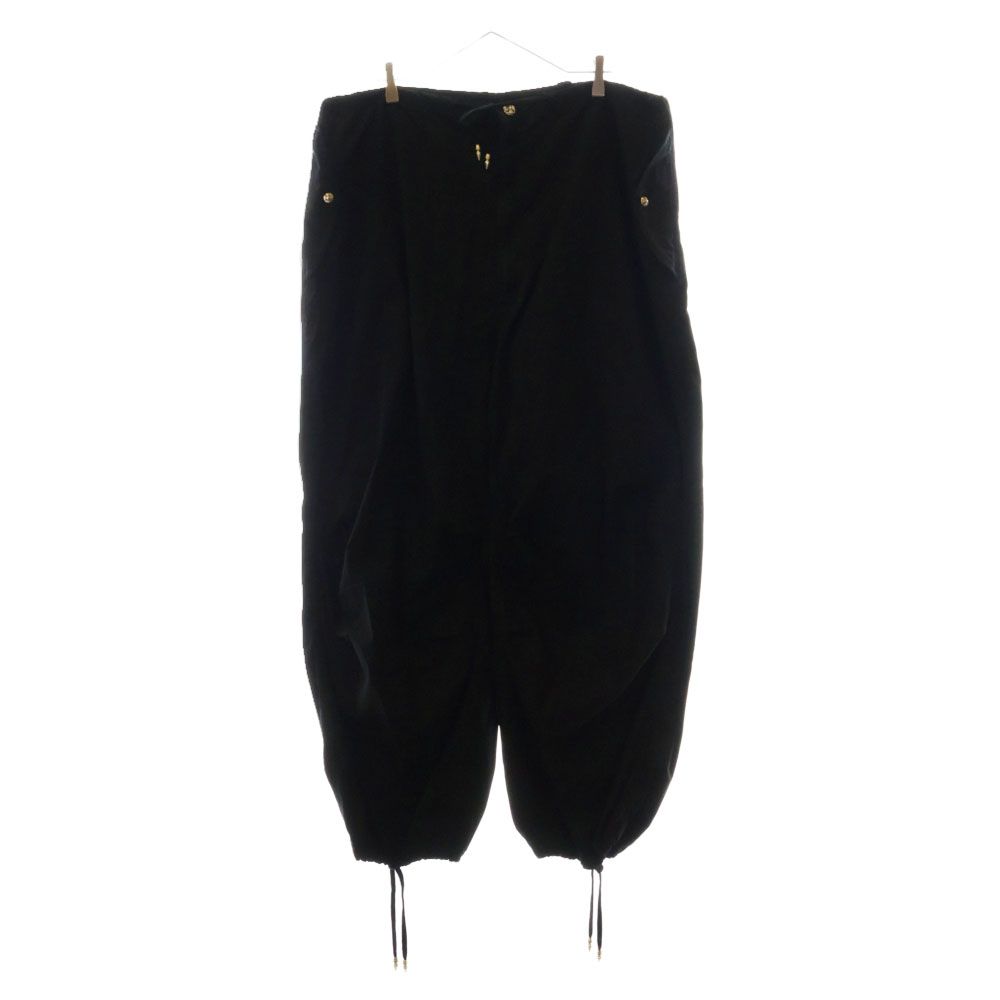 クロムハーツ　スパイク装飾パラシュートロングパンツ　ブラック クロムハーツ スパイク装飾パラシュートロングパンツ ブラック