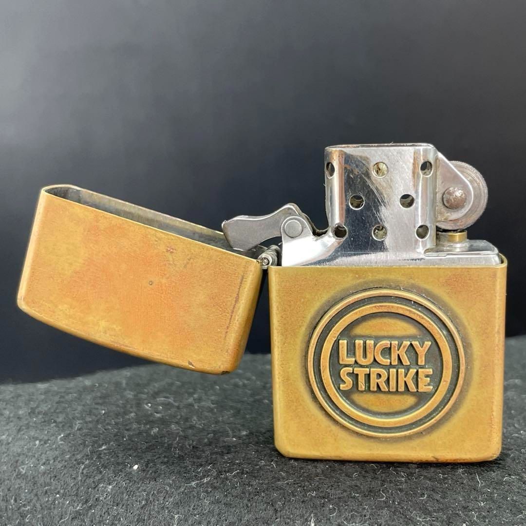 ZIPPO ラッキーストライク 立体ロゴメタル貼り1994年製