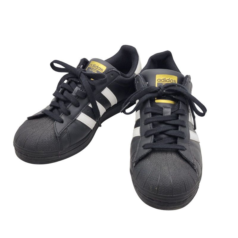 【中古品】adidas アディダス SUPERSTAR EG4959 スーパースター コア ブラック スニーカー 靴 【161-250926-hi-19-izu】