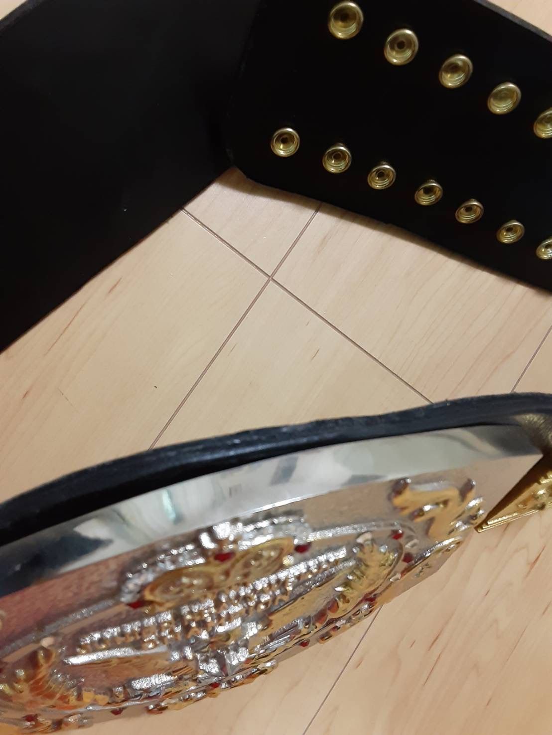 人格 WWFジュニアヘビー級王座 チャンピオンベルト メインプレート厚み１ｃｍ レプリカオーダーメイド 発送到着予定日 10月28日 全品全国 送料無料！