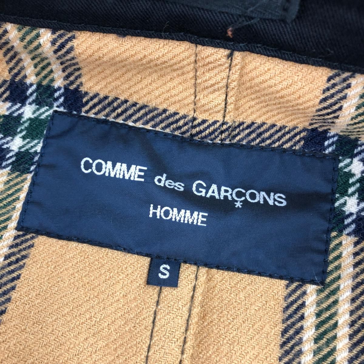 コムデギャルソン オム ハーフコート AD2000 コムデギャルソン オムドゥCOMME des GARCONS HOMME DEUX ウール