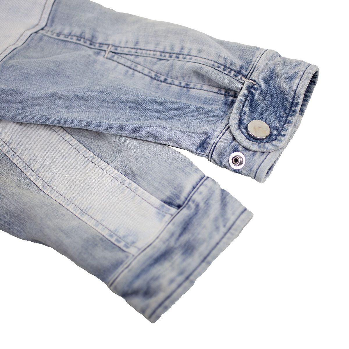 【中古】ディーゼル DIESEL JAMBRA デニムジャケット ジージャン Gジャン ライダース ダメージ加工 M 水色 メンズ DIESEL】ディーゼル デニム ライダースジャケット シングル Gジャン