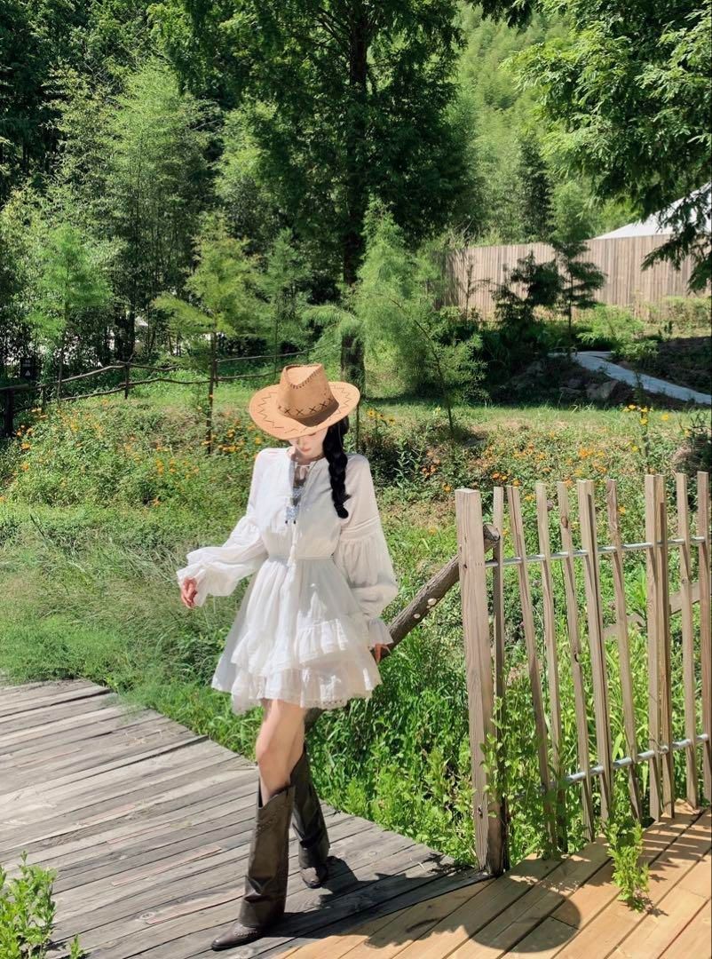 春コーデ×女子会