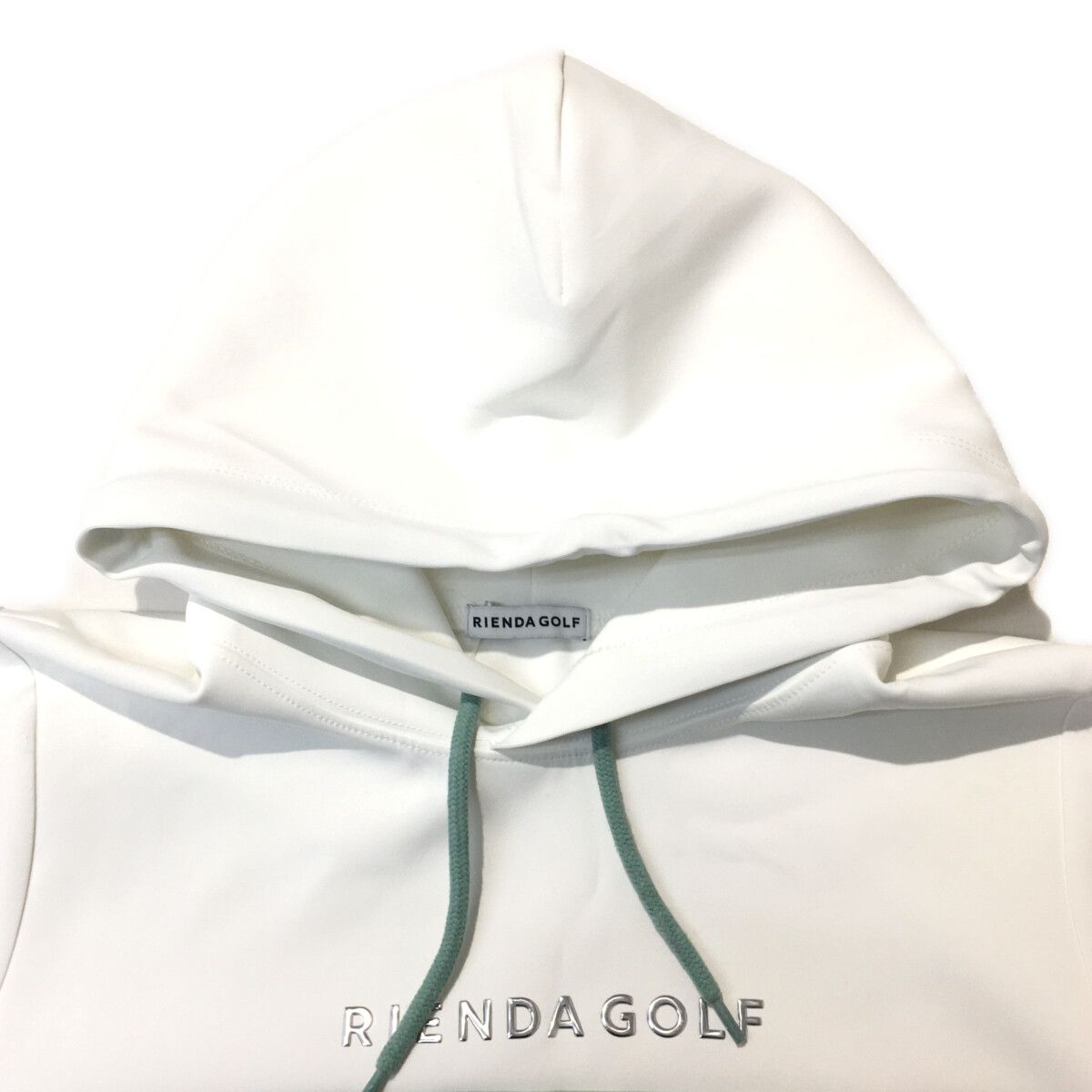 rienda - coco 中古 リエンダ rienda レディース パーカー M 薄緑×白 バイカラー 中古 レディース リエンダ rienda パーカー M 薄緑×白 バイ