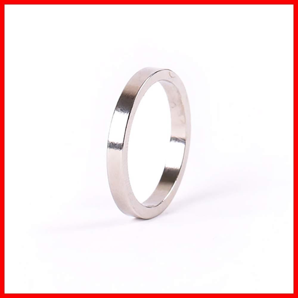 18mm 近景マジック道具 コインディスアピアリング マグネットリング ミニ Ring/磁気付き指輪 PK 銀) マジック】Magnetic 【手品  メルカリ