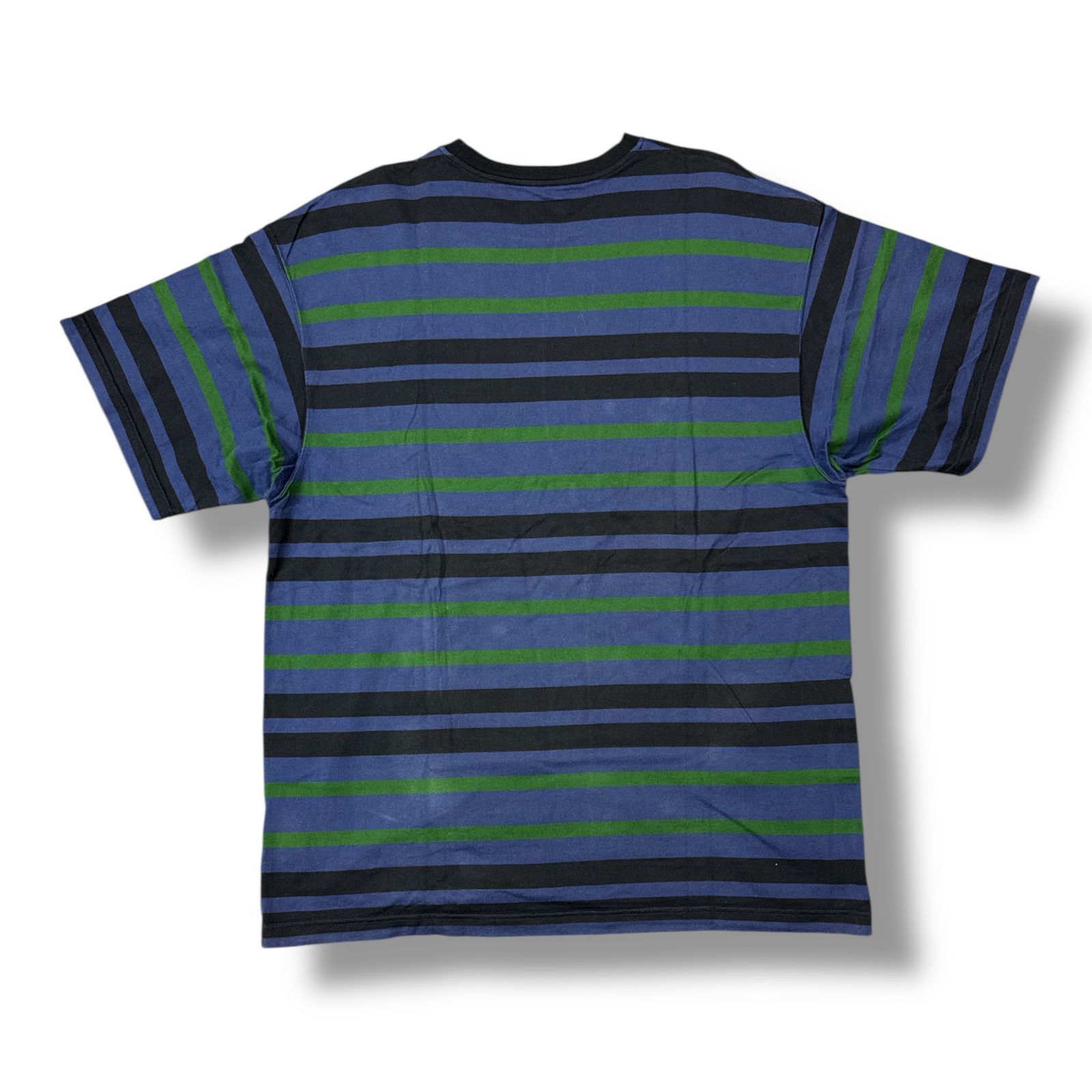 【新品・L】WTAPS ボーダーTシャツ221ATDT-CSM29 BLUE WTAPS 22SS ボーダーTシャツ カットソー ダブルタップス 221ATDT-CSM29