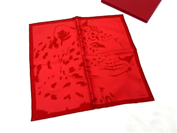 非売品 Cartierカルティエ パンテール 大判 スカーフ ストール