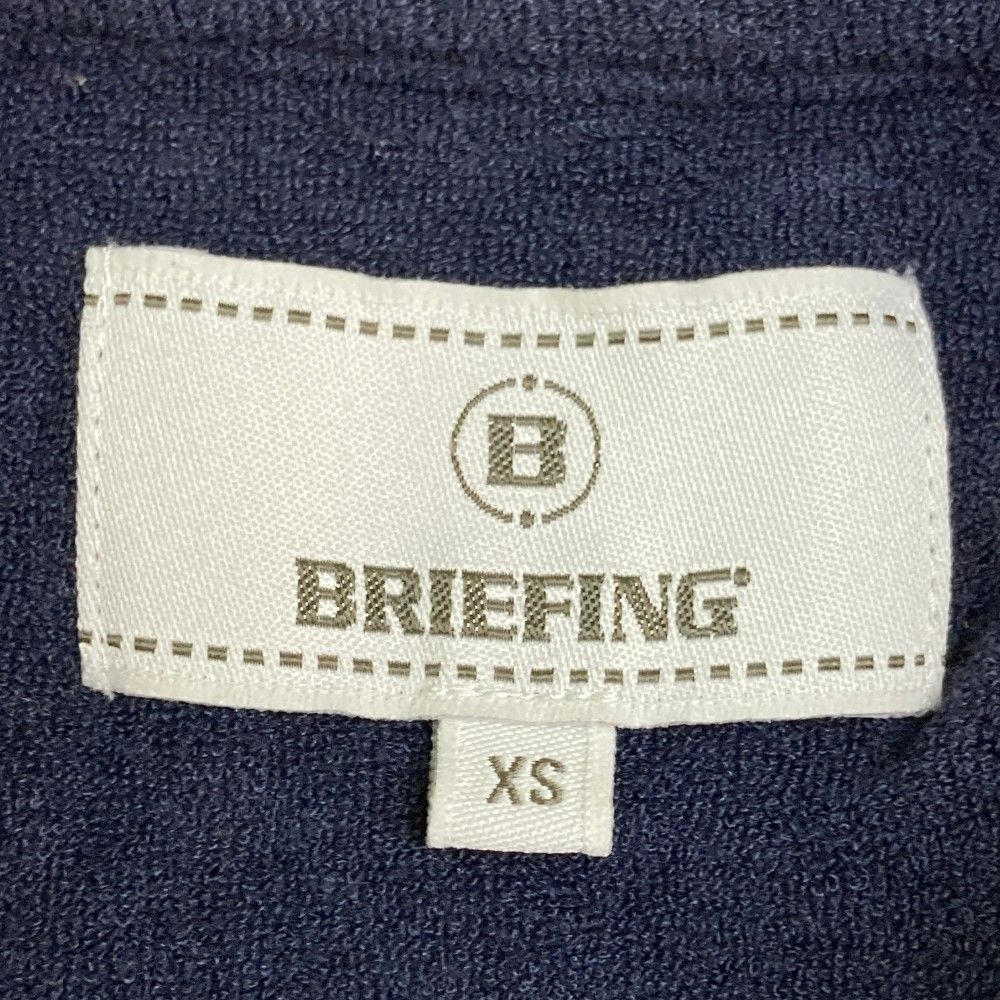 サイズ：XS BRIEFING GOLF ブリーフィング 半袖ポロシャツ パイル