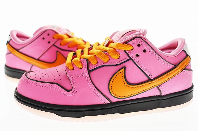 ナイキ エスビー NIKE SB × THE POWERPUFF GIRLS DUNK LOW PRO QS BLOSSOM 22.5cm FD2631-600 ザ パワパフガールズ ダンク ロー プロ ブロッサム ピンク  250402