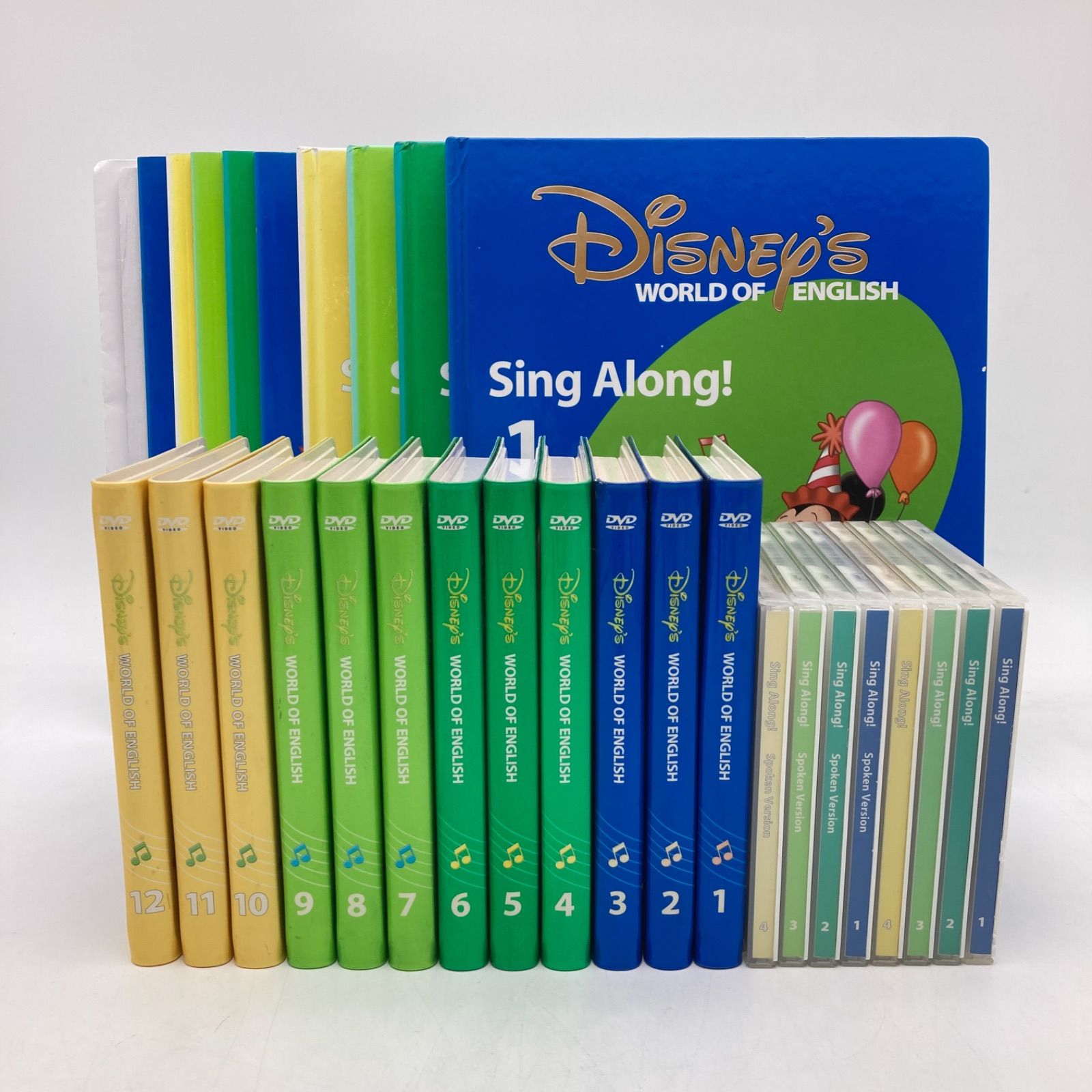 2012年購入 シングアロングセット DVD12枚 旧子役 絵本＆CD 字幕あり 