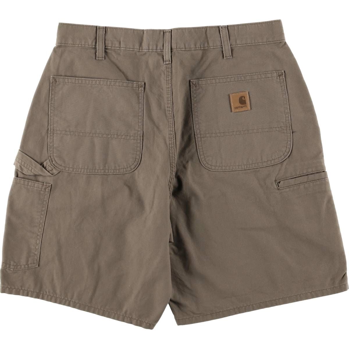 カーハート Carhartt ダックペインターパンツ ショートパンツ 00s Carhartt Duck Painter Short 茶 W32 カーハート ペインター