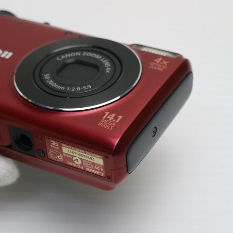 4591 Canon PowerShot A2200 レッド デジカメ s-l1200.jpg