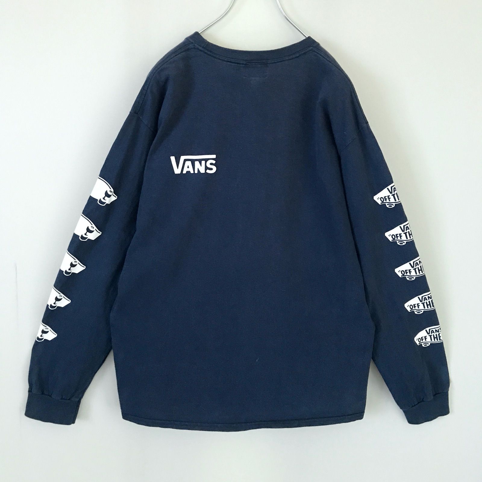 VANS★BEAMS SSZ (BEAMS SURF&SKATE)★裏VANS★長袖Tシャツ ロングスリーブTシャツ ロンT★メンズL/ 2402F006