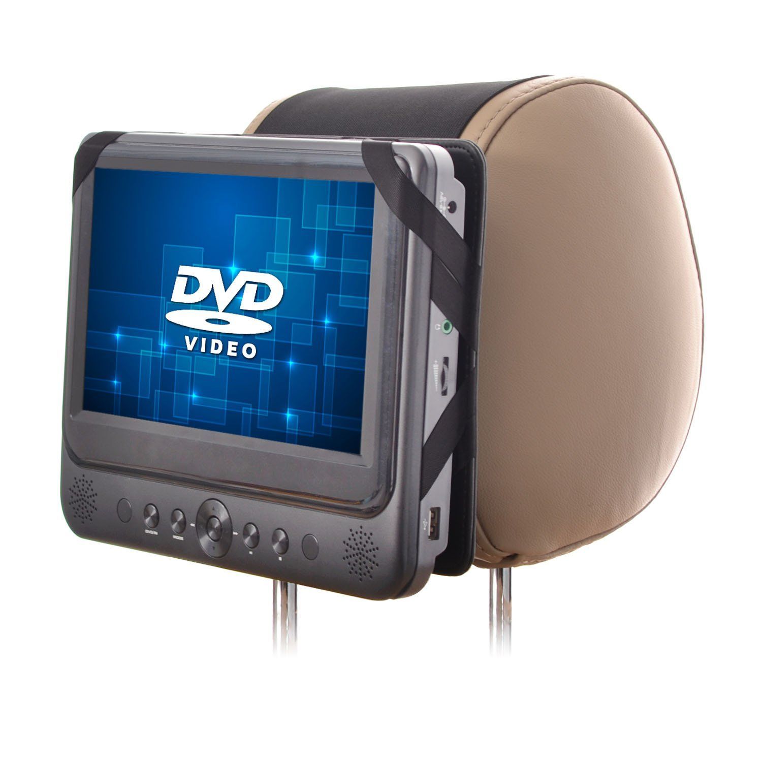 在庫 Blu-Rayポータブルプレーヤーや他の9インチのポータブルで回転 DVDプレーヤーに適用できる設計となっています WANPOOL自動車後部座席ヘッドレストに乗せる車載スタンドは Sony