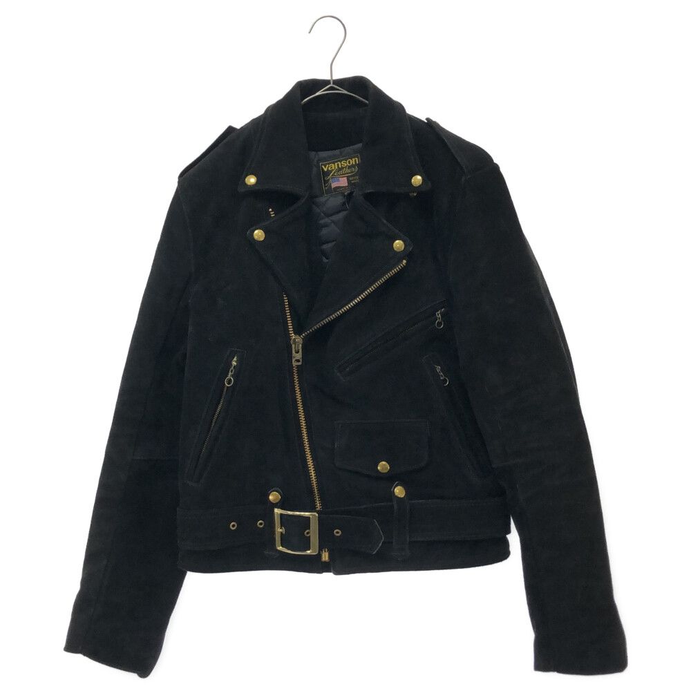VANSON (バンソン) TALONジップ スエードレザーダブルライダース