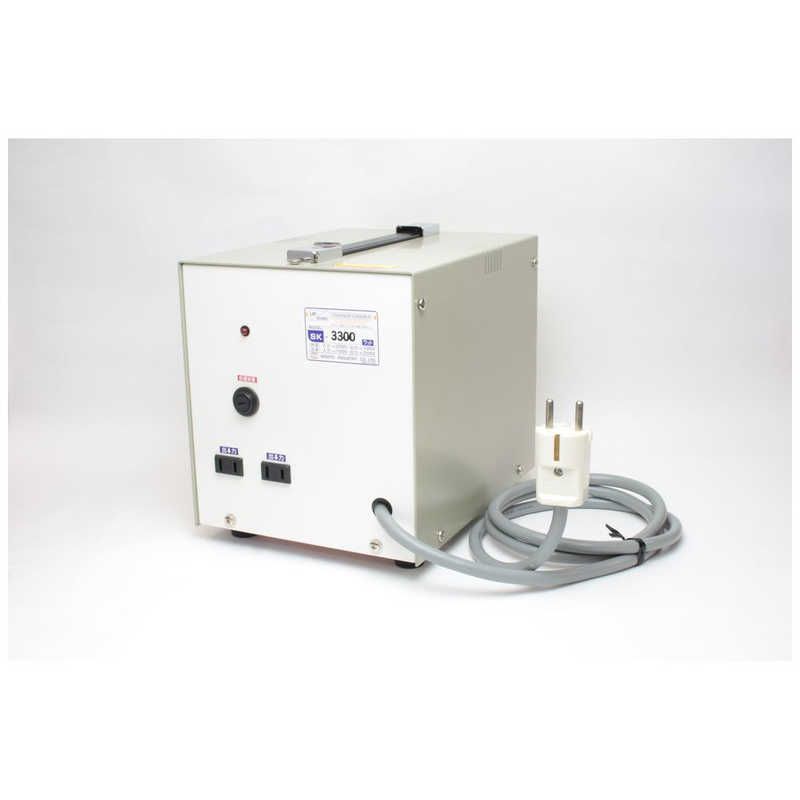 送料無料 ♥ 未開梱 日章工業 変圧器｢トランスフォーマ SKシリーズ｣ 200V⇔100V･容量3300W SK‐3300