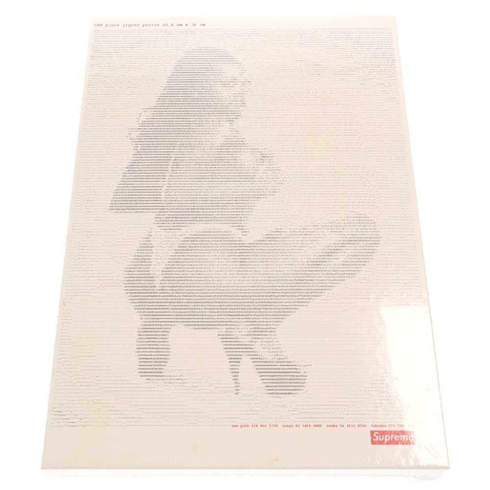 SUPREME (シュプリーム) 17SS Digi Jigsaw Puzzle ディジ